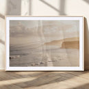 Misty Coastal Wall Art Canvas Print – Framed Golden Sunset by MyGreatCanvas | Canvas Wall Art Prints | Photo Prints & Wall Decor