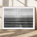 Monochrome Ocean Wall Art Canvas Print – Framed Moody Ocean by MyGreatCanvas | Canvas Wall Art Prints | Photo Prints & Wall Decor