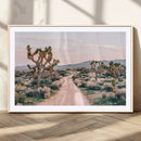 Joshua Tree Wall Art Canvas Print – Framed Desert Road Scene by MyGreatCanvas | Canvas Wall Art Prints | Photo Prints & Wall Decor