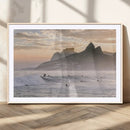 Sunset Surfing Wall Art Canvas Print – Framed Misty by MyGreatCanvas | Canvas Wall Art Prints | Photo Prints & Wall Decor