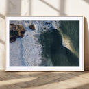 Nazare Coast Wall Art Canvas Print – Framed Aerial Ocean Art by MyGreatCanvas | Canvas Wall Art Prints | Photo Prints & Wall Decor