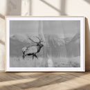 Elk Photography Wall Art Canvas Print, Framed Mountain by MyGreatCanvas | Canvas Wall Art Prints | Photo Prints & Wall Decor