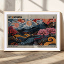 Modern Japanese Wall Art Canvas Print – Framed Contemporary