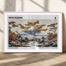 Modern Japanese Wall Art Canvas Print – Framed Abstract