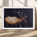 Bull Elk Decor Wall Art Canvas Print – Framed Elk by MyGreatCanvas | Canvas Wall Art Prints | Photo Prints & Wall Decor