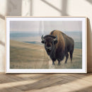 Bison Wall Art Canvas Print – Framed Buffalo American Bison