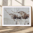 Longhorn Wall Art Canvas Print – Framed Western Cow Canvas by MyGreatCanvas | Canvas Wall Art Prints | Photo Prints & Wall Decor
