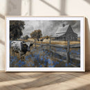 Longhorn Wall Art Canvas Print – Framed Texas Canvas Picture by MyGreatCanvas | Canvas Wall Art Prints | Photo Prints & Wall Decor