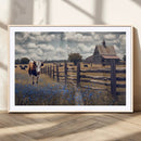 Texas Longhorn Canvas Wall Art Print – Framed Rustic Barn by MyGreatCanvas | Canvas Wall Art Prints | Photo Prints & Wall Decor