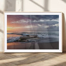 Ocean Sunset Wall Art Canvas Print – Framed Serene Coastal by MyGreatCanvas | Canvas Wall Art Prints | Photo Prints & Wall Decor
