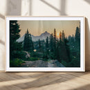 Mountain Wall Art Canvas Print – Framed Forest Serenity