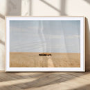 Bison Grassland Wall Art – Framed Minimal Nature Canvas by MyGreatCanvas | Canvas Wall Art Prints | Photo Prints & Wall Decor
