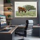 Texas Longhorn Wall Art Canvas Print – Rustic Western Ranch by MyGreatCanvas | Canvas Wall Art Prints | Photo Prints & Wall Decor