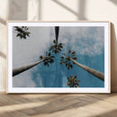 Tropical Palm Trees Wall Art Canvas Print Framed California by MyGreatCanvas | Canvas Wall Art Prints | Photo Prints & Wall Decor