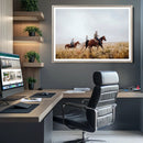 Western Cowboys Wall Art Canvas Print – Rustic Prairie