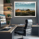 Rustic Farmhouse Wall Art Canvas Print – Teton Range Mormon