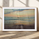 Sunset Seascape Wall Art Canvas Print – Framed Pastel Ocean by MyGreatCanvas | Canvas Wall Art Prints | Photo Prints & Wall Decor