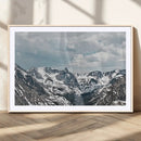 Snowy Peaks Wall Art Canvas Print – Alpine Wilderness