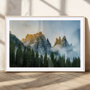 Wilderness Wall Art Canvas Print – Misty Forest Nature