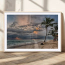 Tropical Storm Wall Art Canvas Print – Framed Moody Beach by MyGreatCanvas | Canvas Wall Art Prints | Photo Prints & Wall Decor