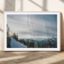 Snowy Mountains Wall Art Canvas Print – Framed Alpine by MyGreatCanvas | Canvas Wall Art Prints | Photo Prints & Wall Decor