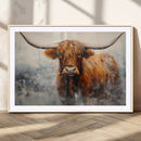Scottish Highland Wall Art Canvas Print, Framed Longhorn Art by MyGreatCanvas | Canvas Wall Art Prints | Photo Prints & Wall Decor