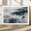 Foggy Forest Landscape Wall Art Canvas Print – Misty by MyGreatCanvas | Canvas Wall Art Prints | Photo Prints & Wall Decor