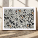 Wild Horse Stampede Wall Art Canvas Print – Monochrome by MyGreatCanvas | Canvas Wall Art Prints | Photo Prints & Wall Decor