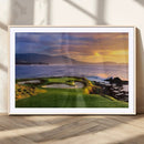 Pebble Beach Golf Wall Art Canvas Print – Iconic Coastal by MyGreatCanvas | Canvas Wall Art Prints | Photo Prints & Wall Decor