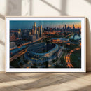 Chicago Bears Soldiers Field Wall Art Canvas Print – Framed