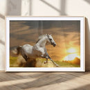 Galloping Horse Wall Art Canvas Print – Power Speed Freedom by MyGreatCanvas | Canvas Wall Art Prints | Photo Prints & Wall Decor