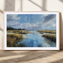 Marshland Wall Art Canvas Print – Serene Water Reflection by MyGreatCanvas | Canvas Wall Art Prints | Photo Prints & Wall Decor