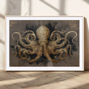 Octopus Wall Art Canvas Print – Black Gold Detailed by MyGreatCanvas | Canvas Wall Art Prints | Photo Prints & Wall Decor