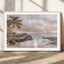 Tropical Beach Wall Art Canvas Print – Palm Trees Rocky by MyGreatCanvas | Canvas Wall Art Prints | Photo Prints & Wall Decor