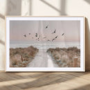 Coastal Pathway Canvas Wall Art Print – Framed Seaside by MyGreatCanvas | Canvas Wall Art Prints | Photo Prints & Wall Decor