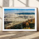 Misty Autumn Hills Wall Art Canvas Print, Foggy Forest by MyGreatCanvas | Canvas Wall Art Prints | Photo Prints & Wall Decor