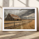 Rustic Farm Barn Wall Art Canvas Print, Stormy Sky Country by MyGreatCanvas | Canvas Wall Art Prints | Photo Prints & Wall Decor