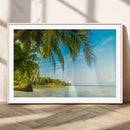 Peaceful Tropical Beach Wall Art Canvas Print – Palm Trees by MyGreatCanvas | Canvas Wall Art Prints | Photo Prints & Wall Decor