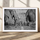 Wild Elephant Wall Art Canvas Print by MyGreatCanvas | Canvas Wall Art Prints | Photo Prints & Wall Decor