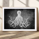 Black White Octopus Wall Art Canvas Print by MyGreatCanvas | Canvas Wall Art Prints | Photo Prints & Wall Decor