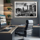 Black and White Atlanta Wall Art Canvas Print by MyGreatCanvas | Canvas Wall Art Prints | Photo Prints & Wall Decor