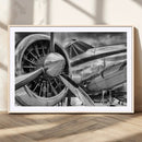 Vintage Antique Airplane Wall Art Canvas Print