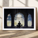 Women and Yoga Wall Art Canvas Print