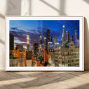 Los Angeles Night Wall Art Canvas Print