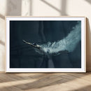 Swimmer Wall Art Canvas Print