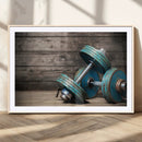 Dambell and Sport Wall Art Canvas Print by MyGreatCanvas | Canvas Wall Art Prints | Photo Prints & Wall Decor