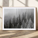 Big Foggy Forest and Misty Trees Forest Wall Art Canvas by MyGreatCanvas | Canvas Wall Art Prints | Photo Prints & Wall Decor
