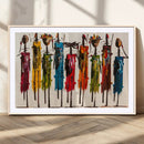 Abstract African Women Wall Art Canvas Print by MyGreatCanvas | Canvas Wall Art Prints | Photo Prints & Wall Decor
