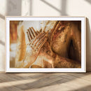 Buddha Statue Hands Wall Art Canvas Print by MyGreatCanvas | Canvas Wall Art Prints | Photo Prints & Wall Decor