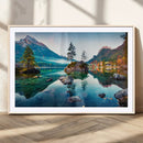 Crystal Clear Lake Wall Art | Mountains Wall Art Canvas | 3 by MyGreatCanvas | Canvas Wall Art Prints | Photo Prints & Wall Decor